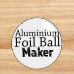 Jeu Aluminium Foil Ball Maker