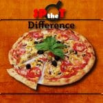 Jeu Pizza Spot the Difference